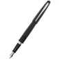 Namiki Metropolitan Fountain Pen, Black Barrel, Classic Design, Fine Nib, Black Ink (91111)