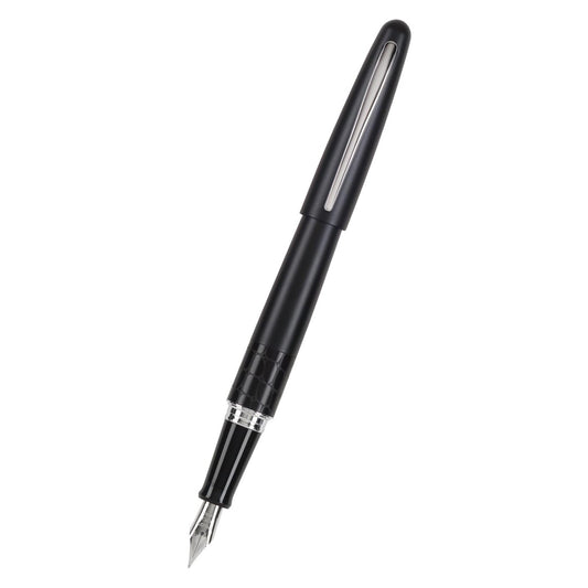 Namiki MR Animal Fountain Pen, Matte Black Barrel, Crocodile Accent, Fine Point Stainless Steel Nib (91142)