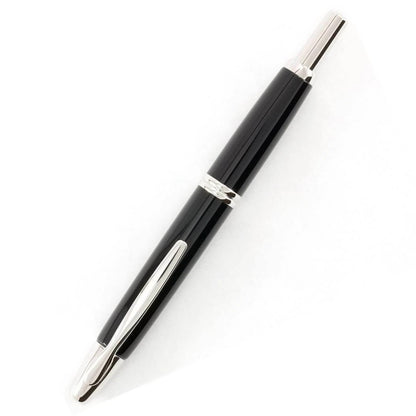 Namiki 60142 Vanishing Point Collection (Pilot Brand/ Rhodium Accents), Black, Fine Nib Fountain Pen