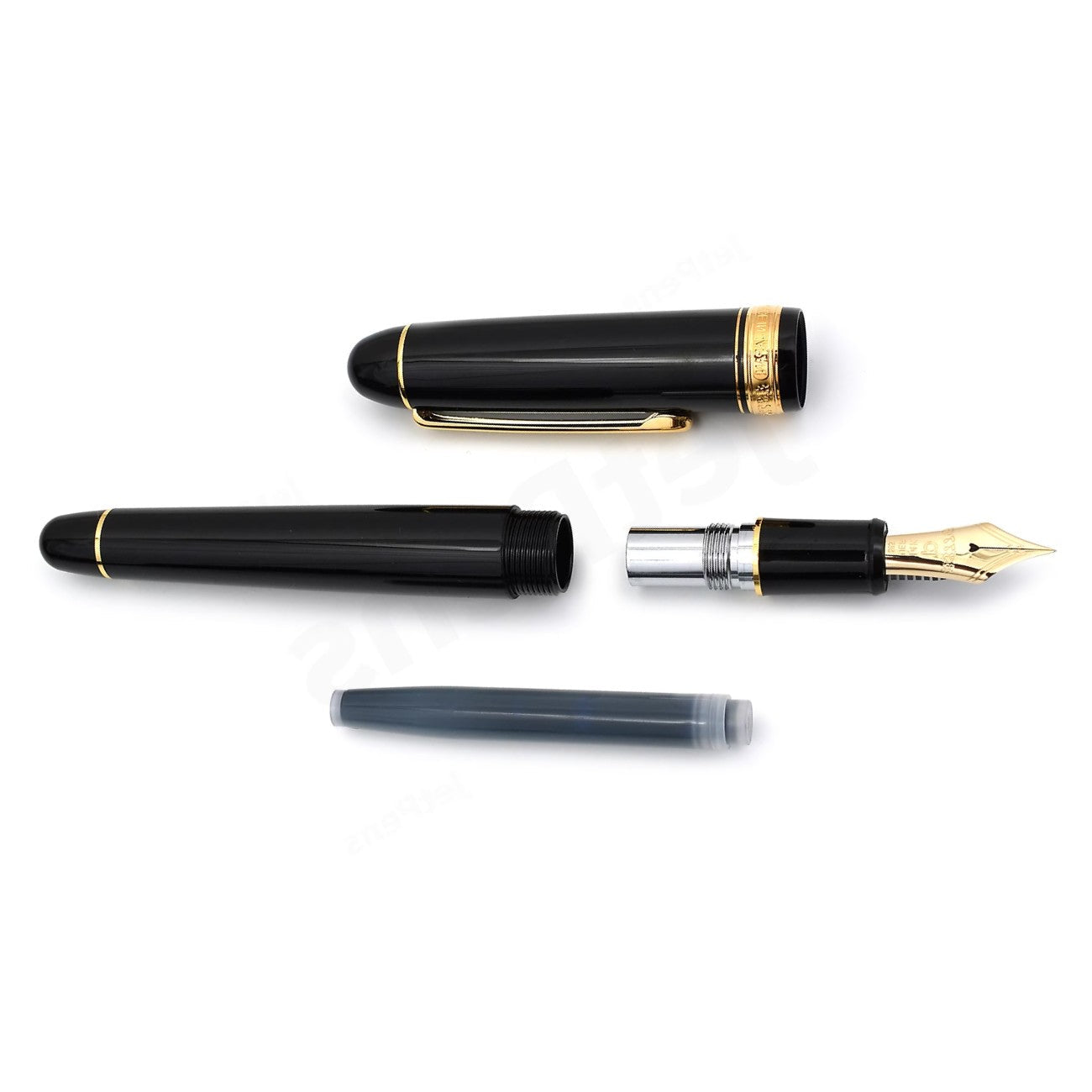 Namiki Falcon Collection, Black, Soft Broad Nib Fountain Pen (60352)