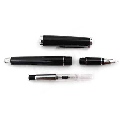 Namiki Falcon Lacquer Fountain Pen - Black, Extra-Fine Nib (60461)