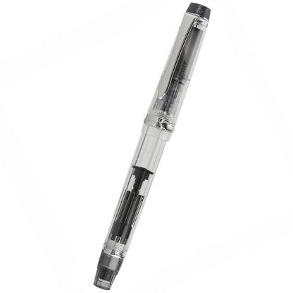 Namiki Custom Heritage 92 Fountain Pen, Piston Filler, Clear Barrel, Fine Nib (60586)