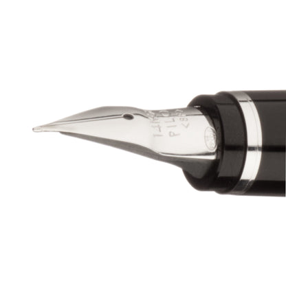 Namiki Falcon Lacquer Fountain Pen - Black, Broad Nib (60770)