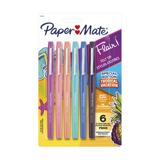 Paper Mate Flair Tropical 6/Cd