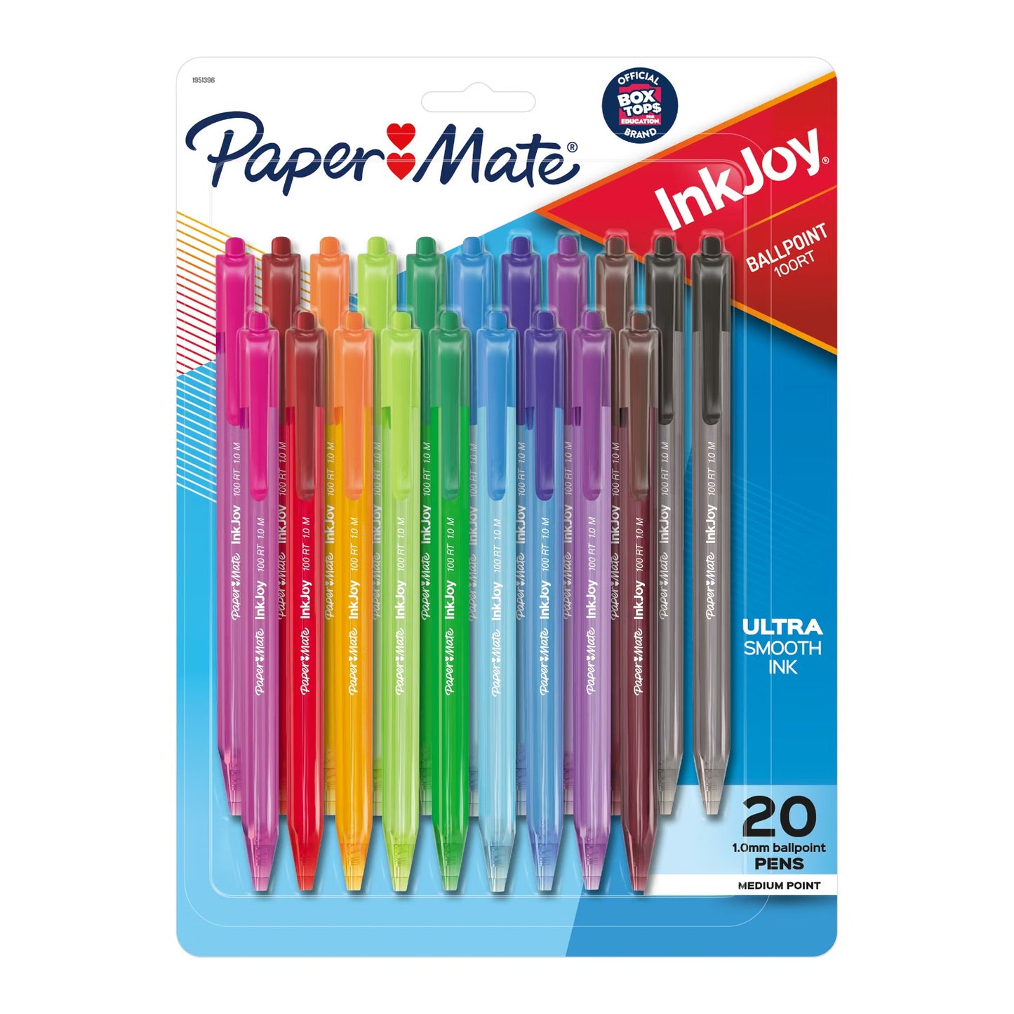 Paper Mate Pm Inkjoy 100rt 1.0mm 20cd Fashion Asst