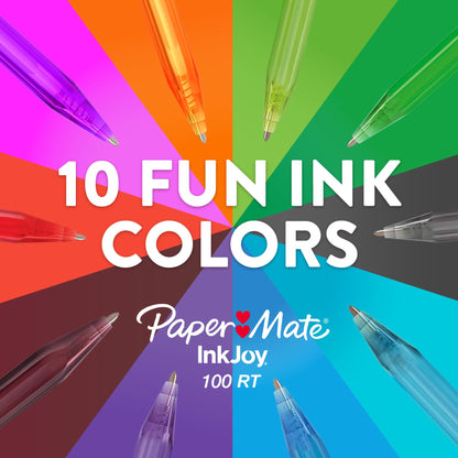 Paper Mate Pm Inkjoy 100rt 1.0mm 20cd Fashion Asst