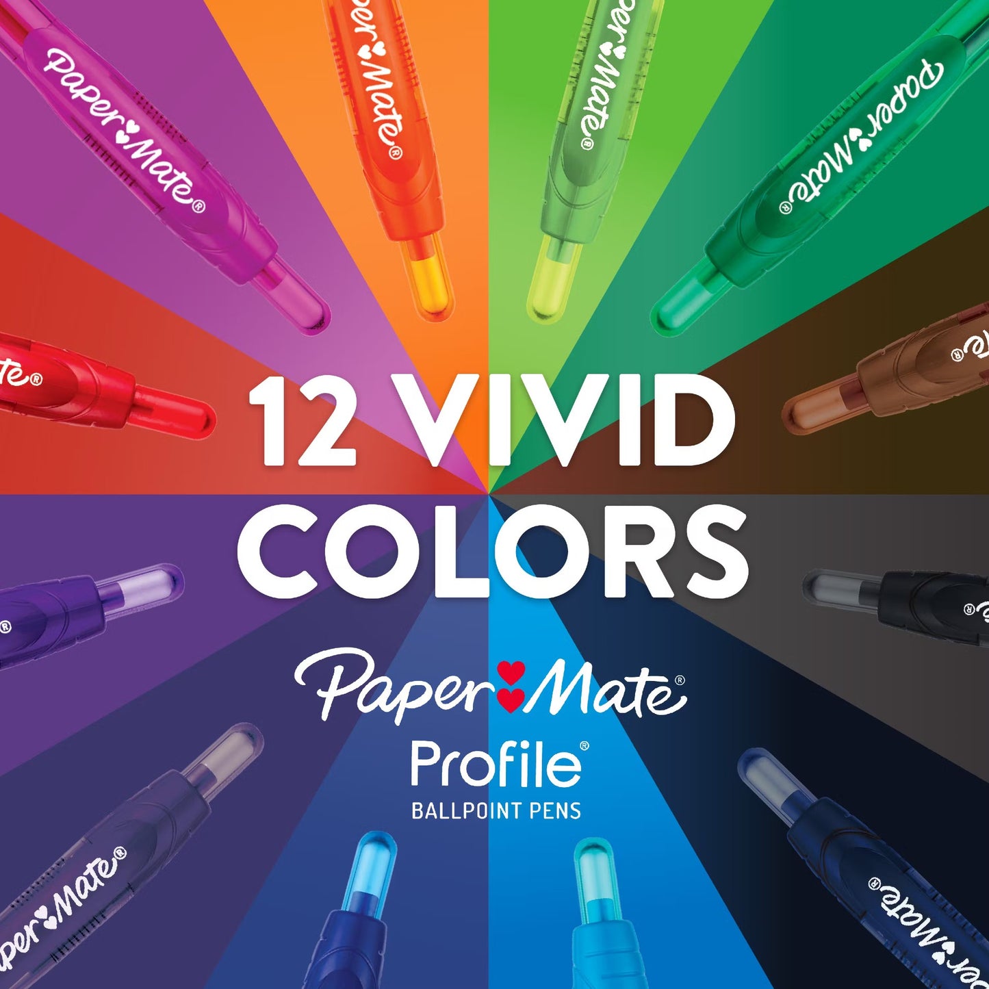 Paper Mate Pm Profile 8ct Asst Us