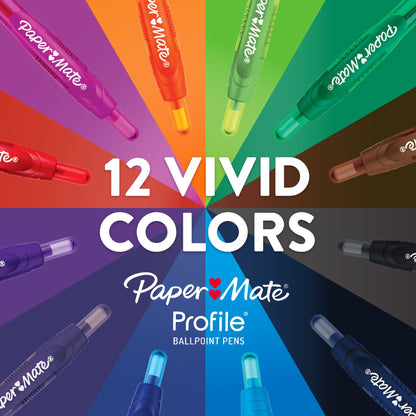 Paper Mate Pm Profile 8ct Asst Us