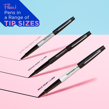 Paper Mate Pm Flair Bold 16ct Card Asst