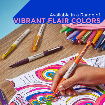 Paper Mate Pm Flair Bold 16ct Card Asst
