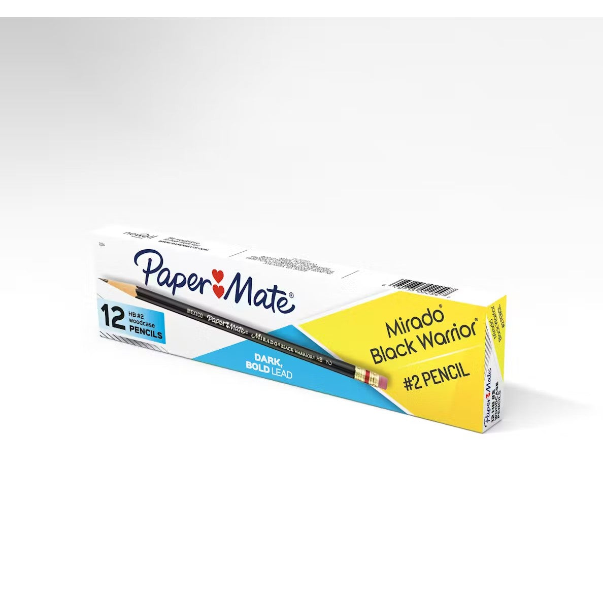 Paper Mate 2254 Pencil Black Warrior #2 (DOZEN)