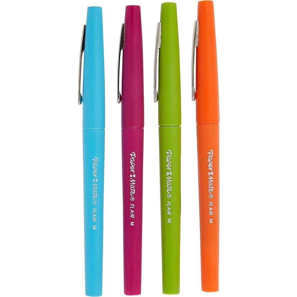 Paper Mate 29019PP Flair Felt Tip 4/pk