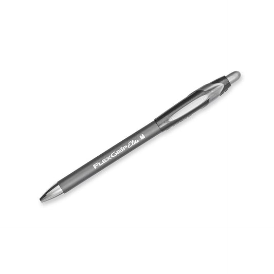 Paper Mate FlexGrip Elite Retractable Med Pt Black