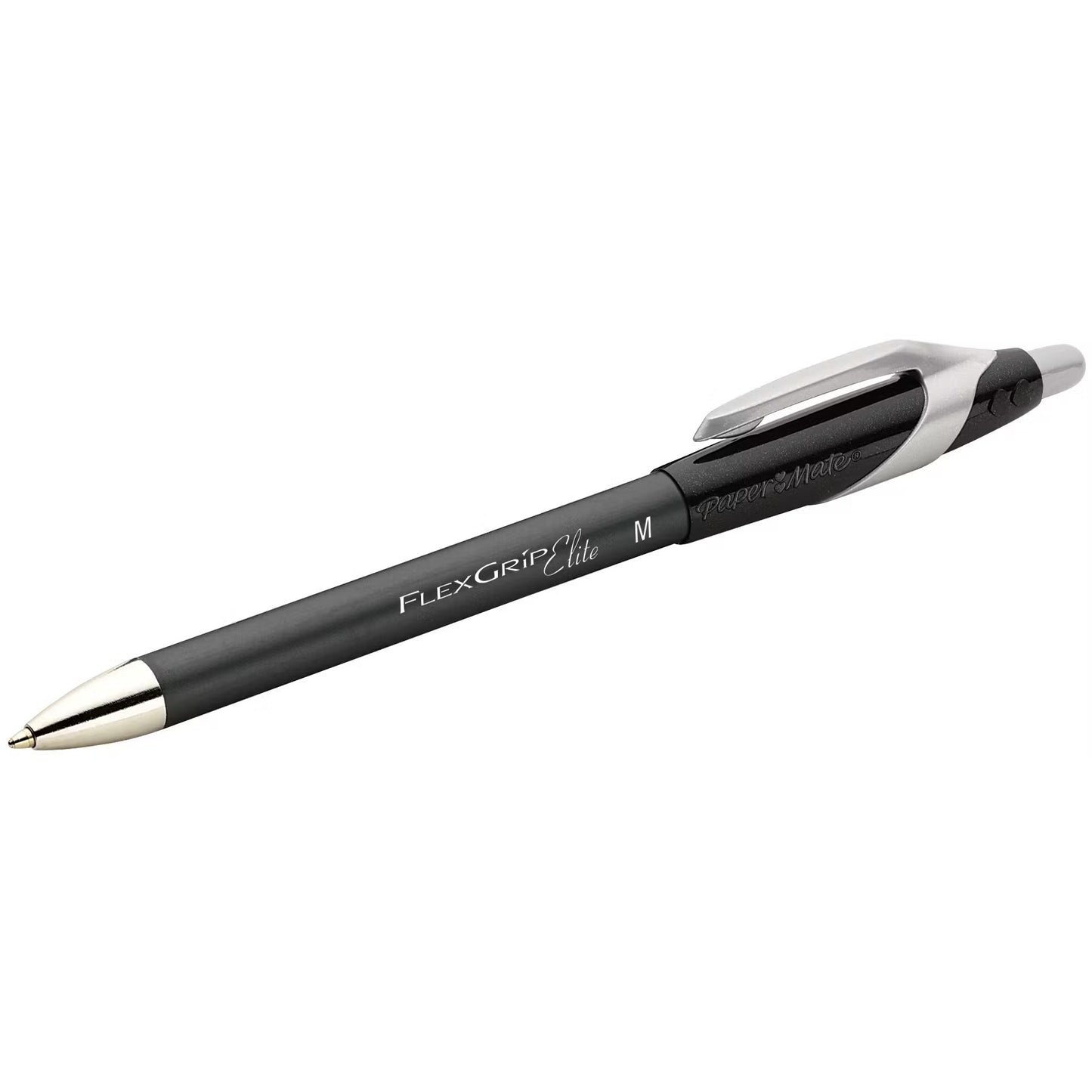 Paper Mate FlexGrip Elite Retractable Med Pt Black