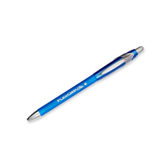 Paper Mate FlexGrip Elite Retractable Med Pt Blue