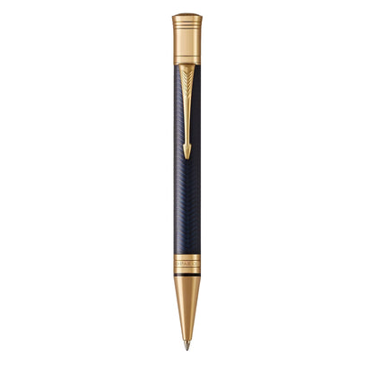 Parker Duofold Prestige Blue CHV Ball Point Pen GT M.Black GB