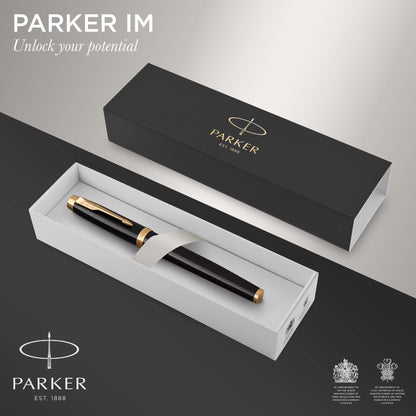 Parker IM Premium Black GT Fountain Pen M GB