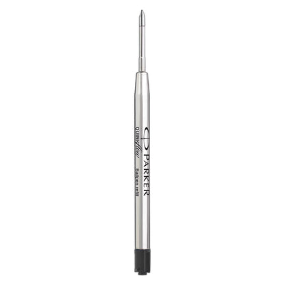 Parker 1950369 Ballpoint Black Refills, 0.7mm Medium BL1