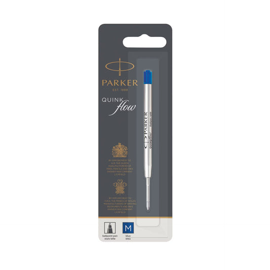Parker Ballpoint Blue Refills, 0.7mm Medium