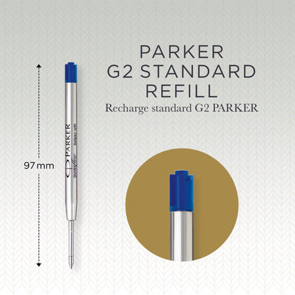Parker Refill Quink FLW Ball Point M.Blue BL6