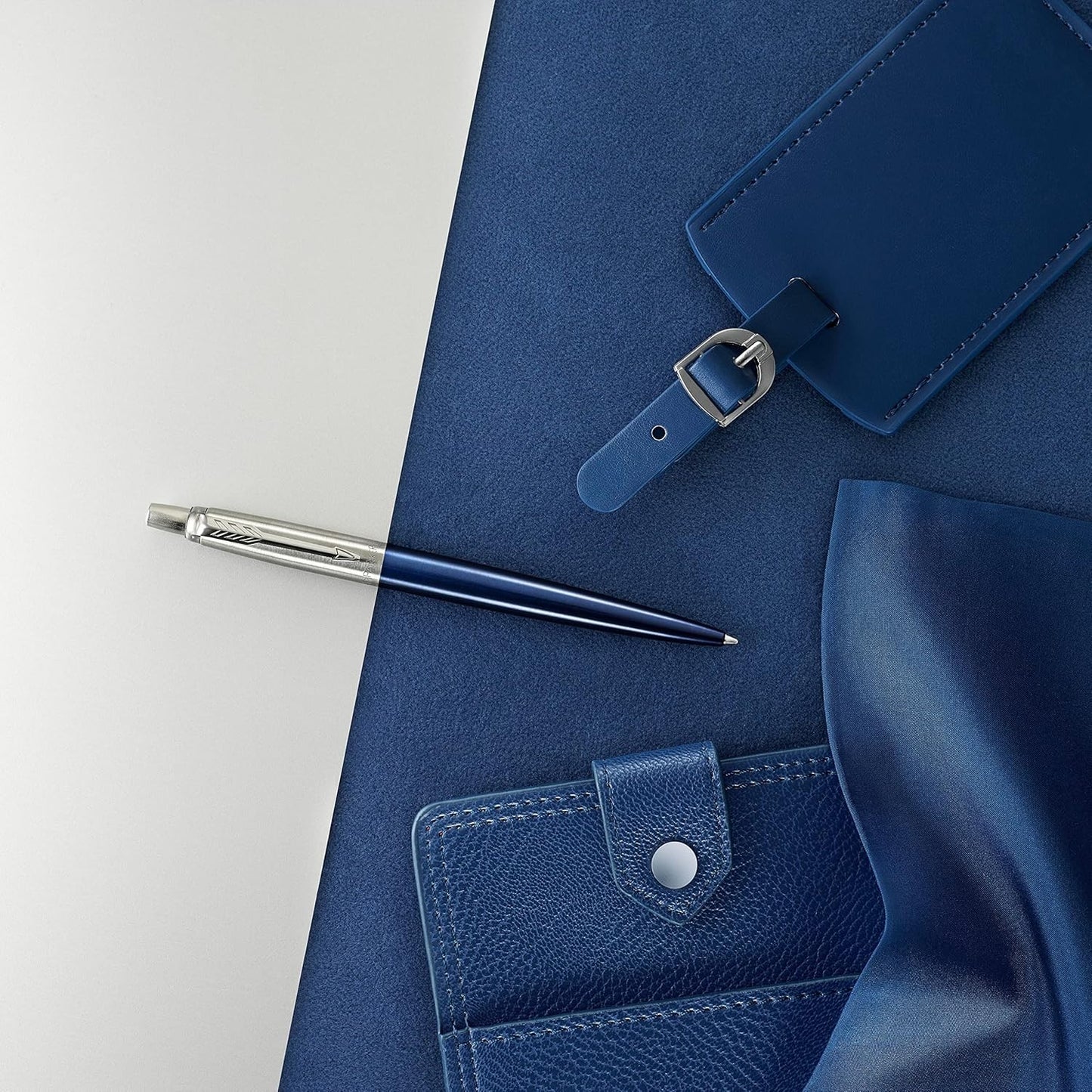 Parker Jotter DUO Royal Blue Ball Point Pen + Gel UK BL2