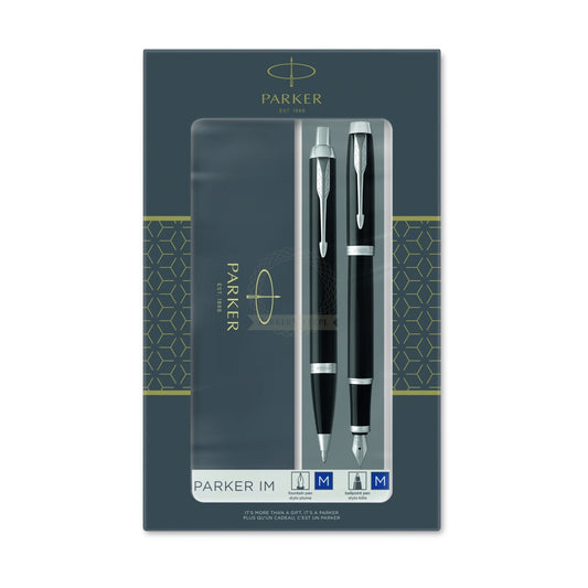 Parker IM Core Black CT Ball Point Pen Fountain Pen 19