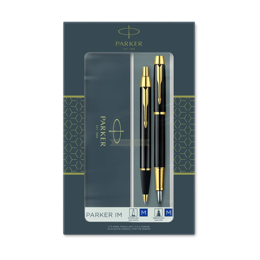 Parker IM Core Black GT Ball Point Pen Fountain Pen 19