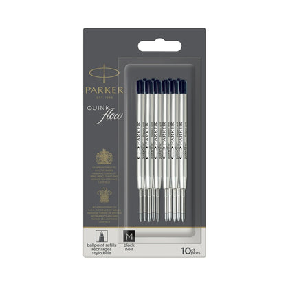 Parker Refill Quink FLW Ball Point M Black BL10