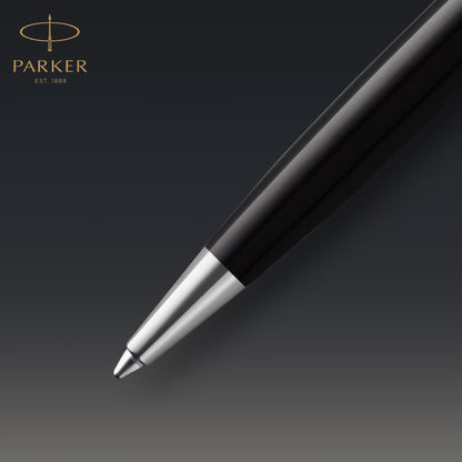 Parker Sonnet Premium Metal Black GT Ball Point Pen M.Black GB