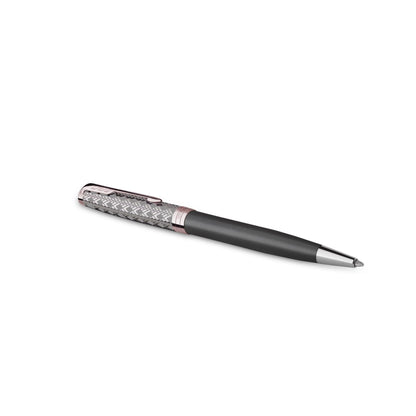 Parker Sonnet Premium Metal Grey PGT Ball Point Pen M.Black GB