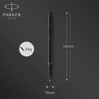 Parker IM Core MBlack BT Ball Point Pen M.Blue GB