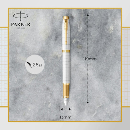 Parker IM Premium Pearl GT Fountain Pen F GB