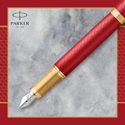 Parker IM Premium Red GT Fountain Pen F GB