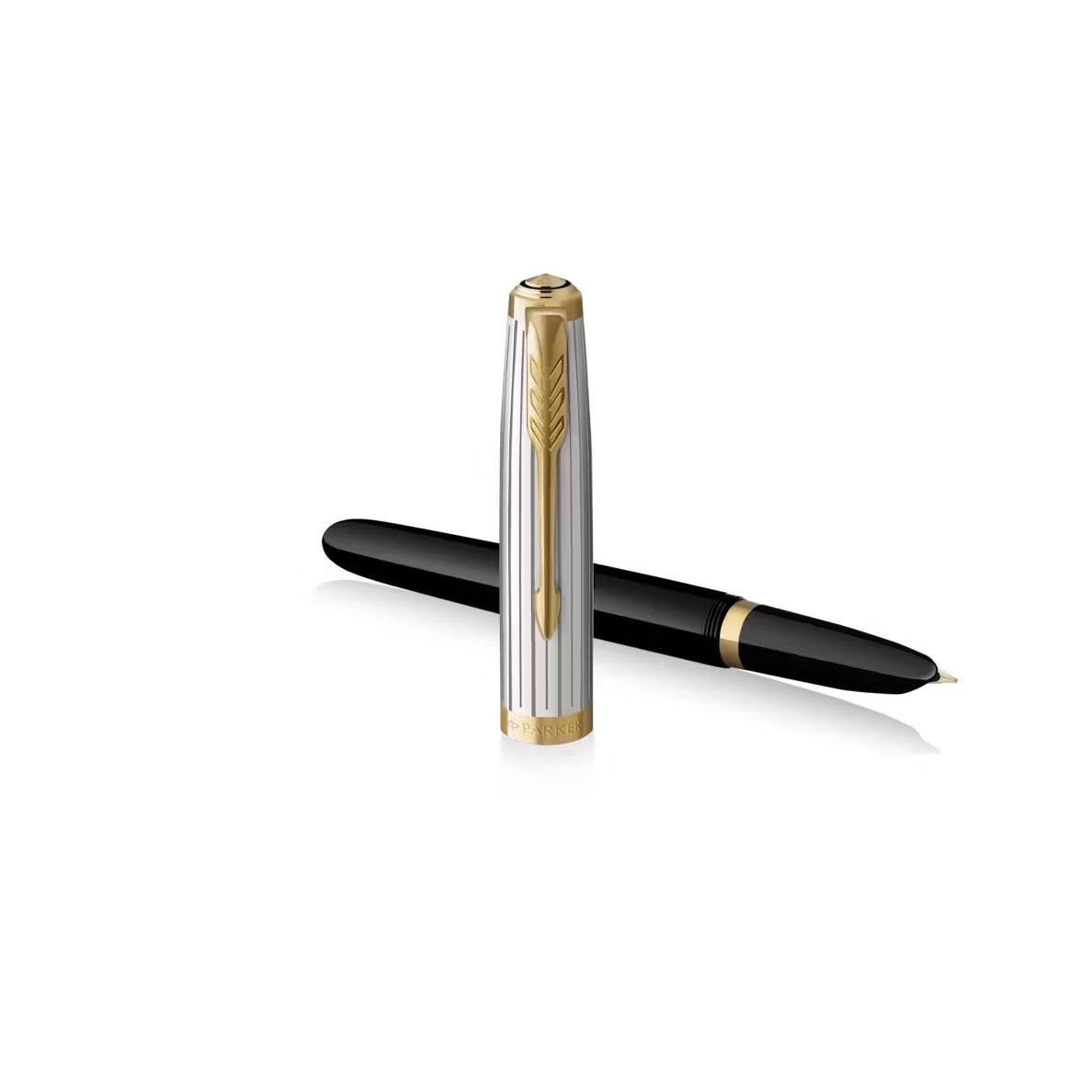 Parker 51 PRM Black GT Fountain Pen F GB