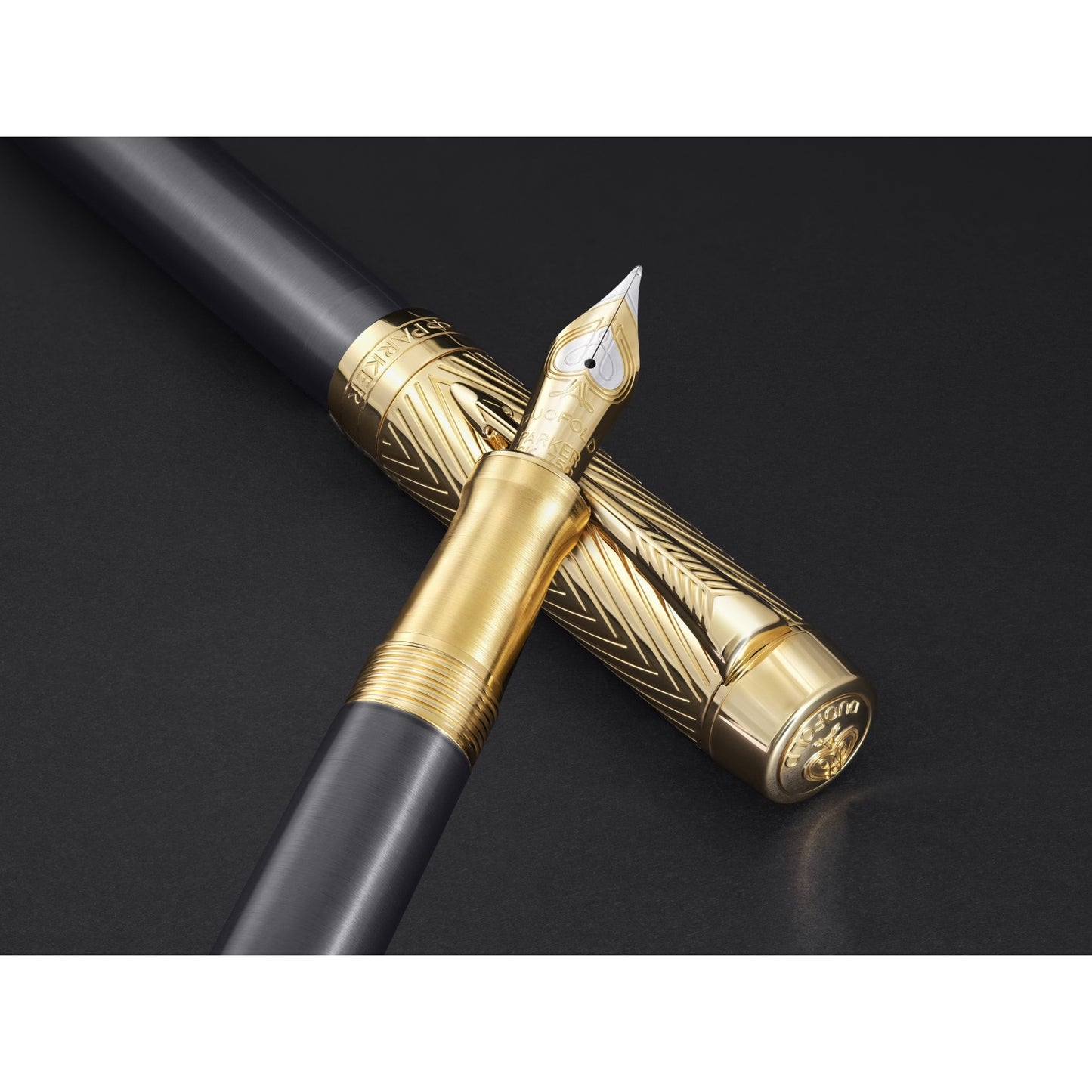 Parker Duofold Prestige Arrow GT Fountain Pen-C M GB