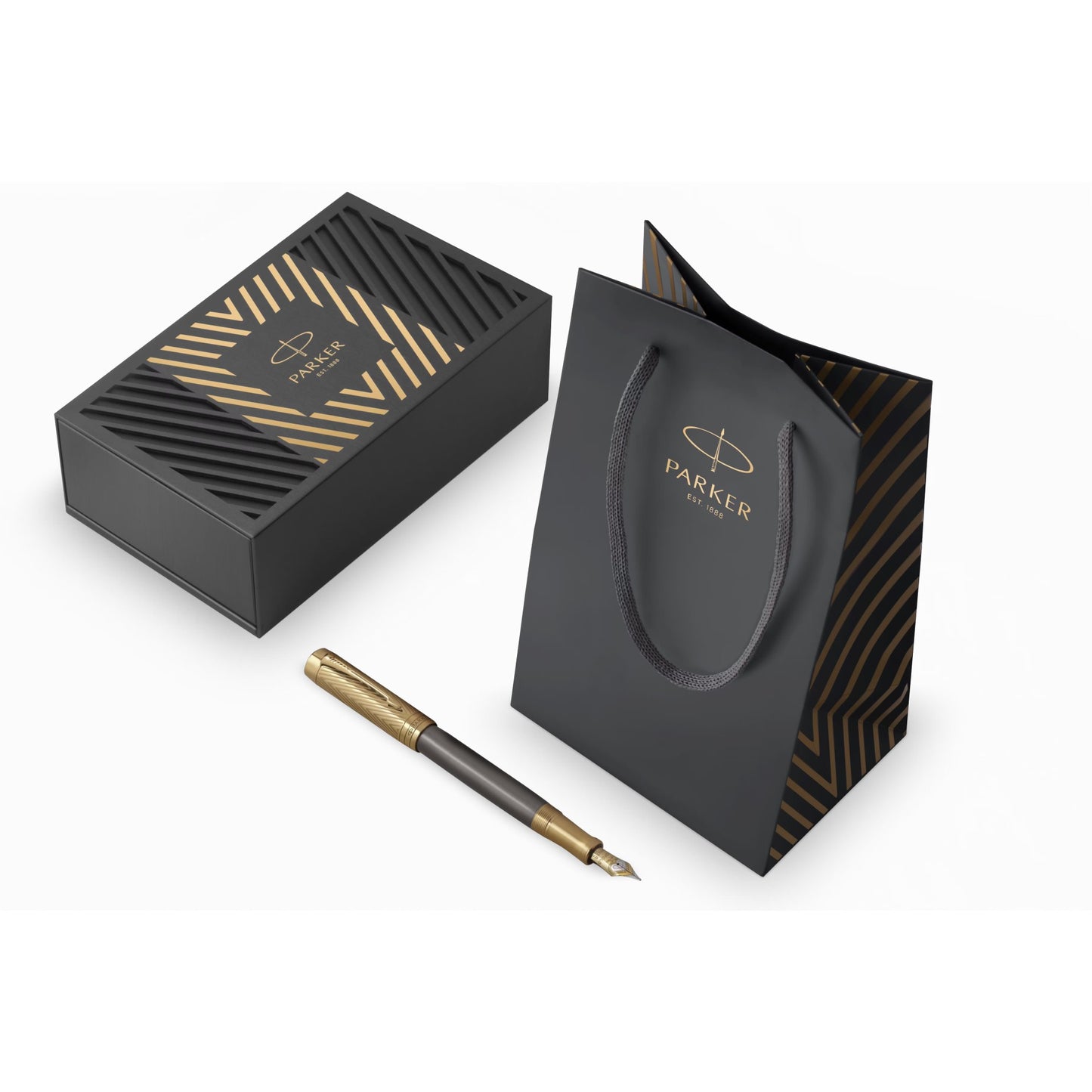 Parker Duofold Prestige Arrow GT Fountain Pen-C M GB