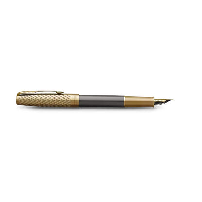 Parker Sonnet Premium Arrow GT Fountain Pen-18K F GB