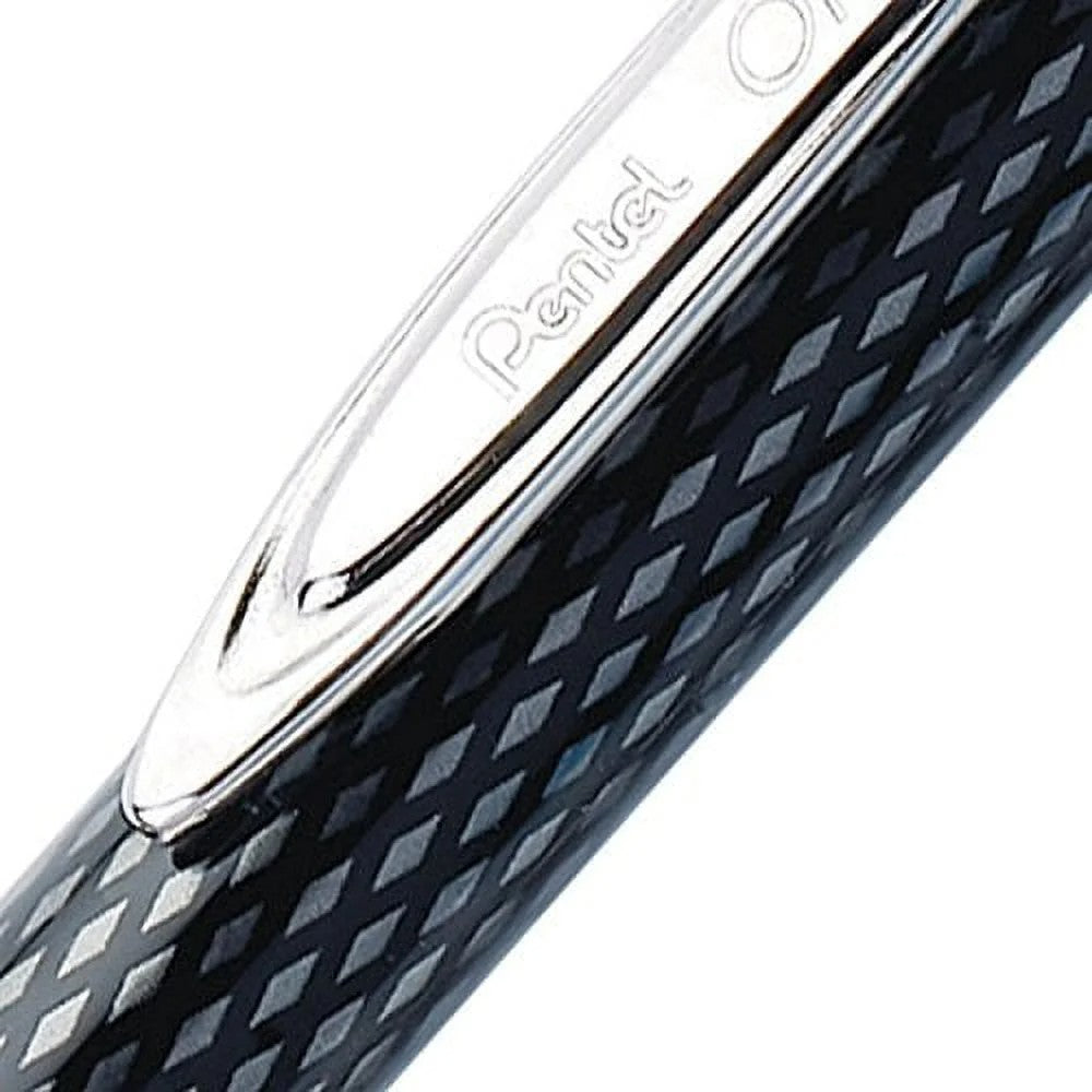 Pentel K497-B OH! Gel Retractable Gel Pen, Medium Line, Red Ink