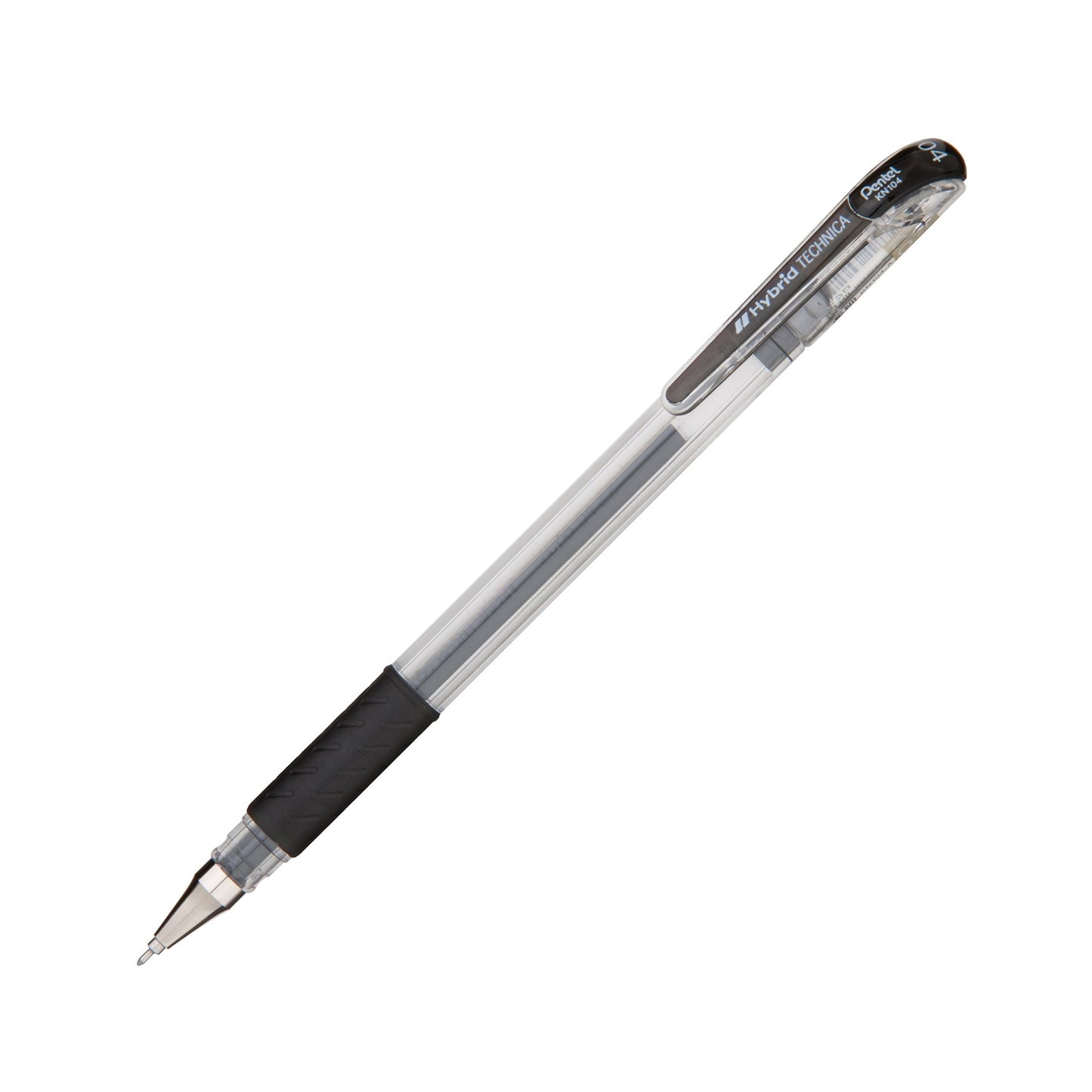 Pentel KN10BP5A Arts Hybrid Technica (0.3/0.4/0.5/0.6/0.8mm) Gel Pen, Black Ink 5-Pk Carded