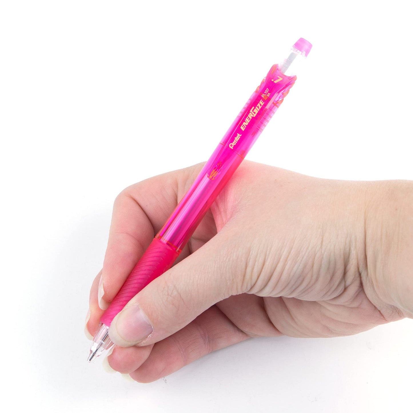 Pentel PL107P EnerGize-X Mechanical Pencil (0.7mm)  Pink Barrel