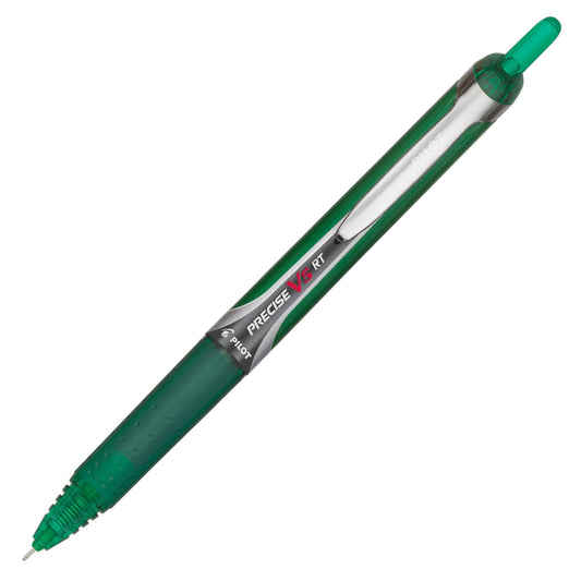 Pilot 26065 PV5R V5 RT Retractable Rolling Ball, Extra Fine, Green