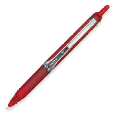 Pilot 26069 PV7R V7 RT Retractable Rolling Ball, Fine, Red