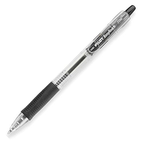 Pilot 32210 EZR Easy Touch Retractable Ball-Point Pen, Fine, Black