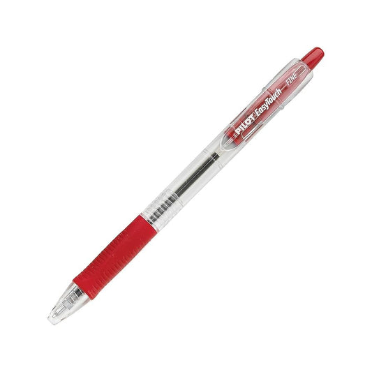Pilot 32212 EZR Easy Touch Retractable Ball-Point Pen, Fine, Red