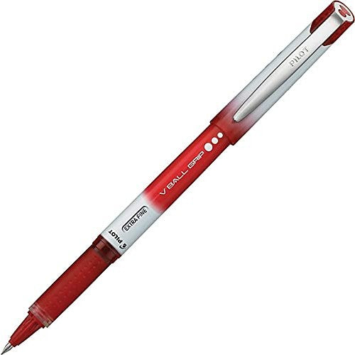 Pilot 35472 LX-5 V Ball Grip Roller Ball XF, Red