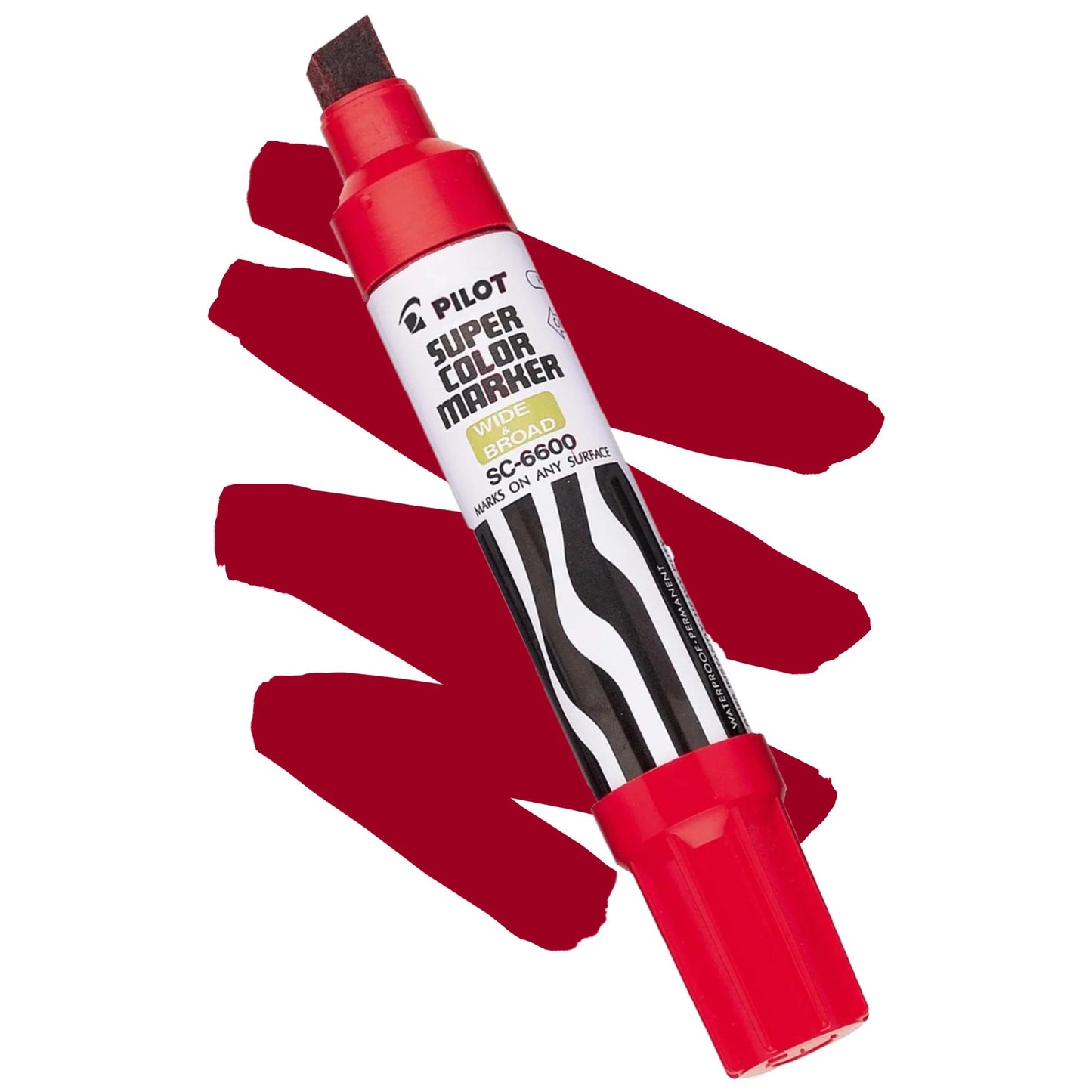 Pilot 45300 SCA66 Permanent Marker Jumbo Red