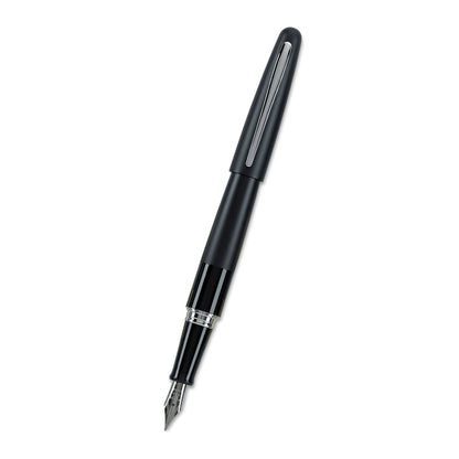 Pilot 91107 Metropolitan Fountain Pen, Black Barrel, Classic Design, Medium Point