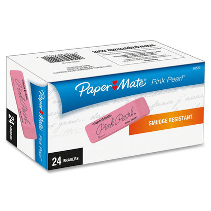 Paper Mate 70520 Pink Pearl Rub Eraser, Medium 100