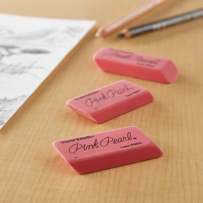 Paper Mate 70520 Pink Pearl Rub Eraser, Medium 100