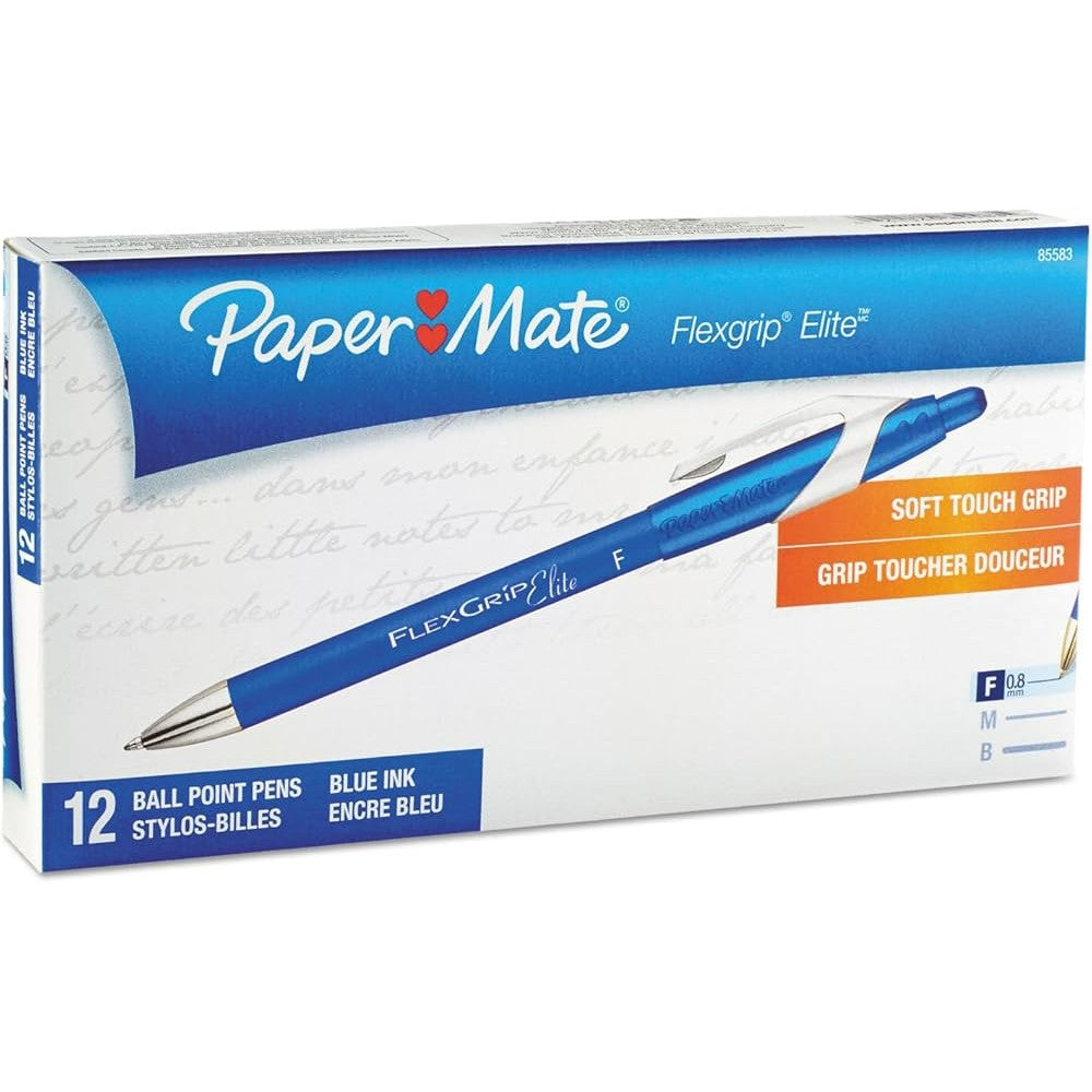 Paper Mate Flexgrip Elite Rt Bp Fine Blue O/S
